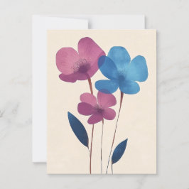 Scandinavische minimalistische #179 briefkaart