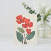 Scandinavische minimalistische #180 briefkaart (Staand voorkant)