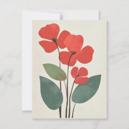 Scandinavische minimalistische #180 briefkaart