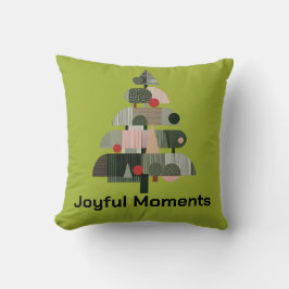 Scandinavische moderne kerstboom kussen