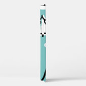 Scandinavische naadloze kerstboomstructuur Case-Mate iPhone case (Achterkant / Rechts)