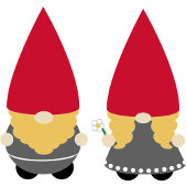 Scandinavische Nisse Folk Kerstboom Rok