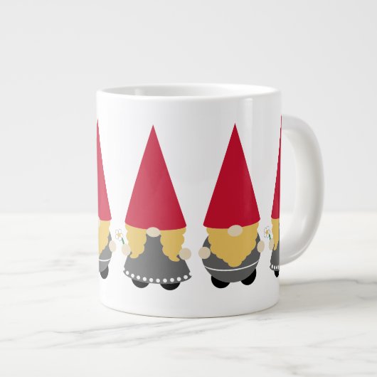 Scandinavische Nisse Grote Koffiekop (Voorkant rechts)