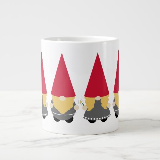Scandinavische Nisse Grote Koffiekop (Voorkant)