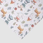 Scandinavische Noordse Kerst Tissuepapier (Detail)