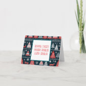 scandinavische noordse kerstdagen feestdagen kaart (Voorkant)