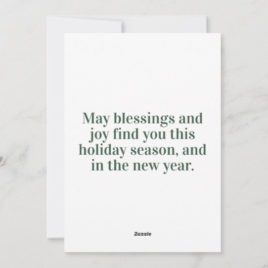 Scandinavische Notenkraker Aangepaste Naam Kerstmi Feestdagenkaart (Achterkant)