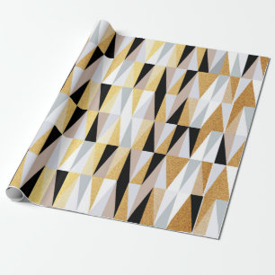 scandinavische ontwerpdriehoeken naadloos patroon  cadeaupapier