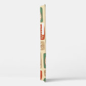 Scandinavische ontwerptegels met abstracte bladere Case-Mate iPhone case (Achterkant / Rechts)