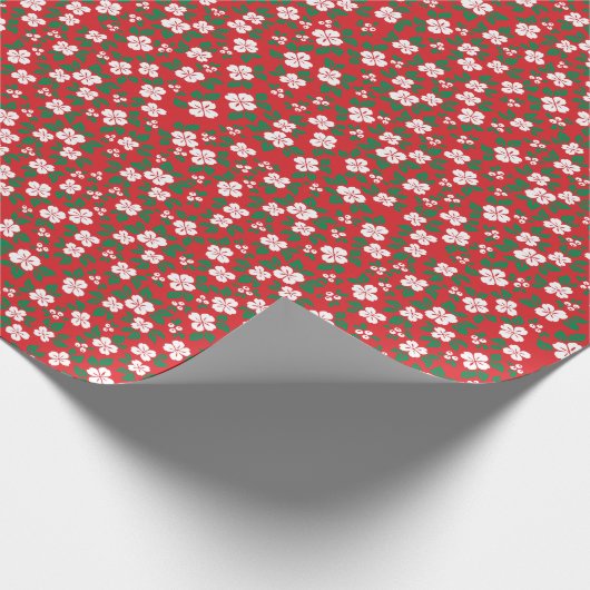 Scandinavische Oog (rood) Cadeaupapier (Hoek)