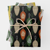 Scandinavische Ornamenten uit de middeleeuwen Inpakpapier Vel (In situ)