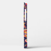 Scandinavische paarden: decoratief naadloos ontwer Case-Mate iPhone case (Achterkant / Links)