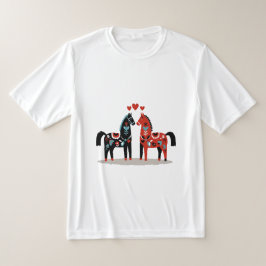 Scandinavische paarden t-shirt