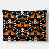 Scandinavische paarden volks kunst etui (Achterkant)