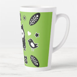 Scandinavische paardenfolk Art Gift Latte Mok