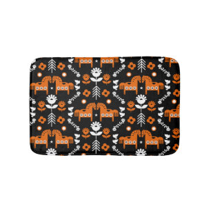 Scandinavische Paardenvolkskunst Badmat