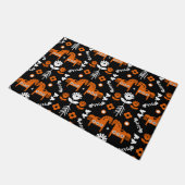 Scandinavische Paardenvolkskunst Deurmat (Schuin)