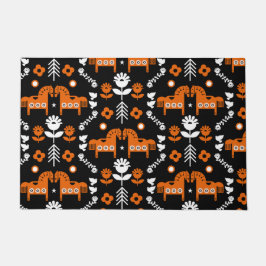 Scandinavische Paardenvolkskunst Deurmat