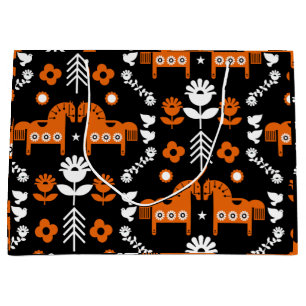 Scandinavische Paardenvolkskunst Groot Cadeauzakje