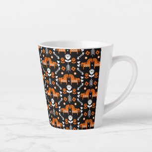 Scandinavische Paardenvolkskunst Latte Mok