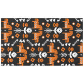 Scandinavische Paardenvolkskunst Tafelkleed (Voorkant (Horizontaal))