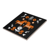 Scandinavische Paardenvolkskunst Tegeltje (Zijkant)