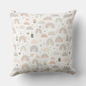 Scandinavische pastel baby throwkussen kussen (Achterkant)