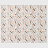 Scandinavische perenprint:  fruitpatroon cadeaupapier (Vlak)