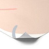 Scandinavische perenprint:  fruitpatroon poster (Hoek)