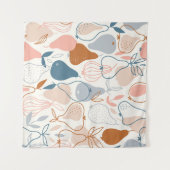 Scandinavische perenprint: fruitpatroon wandkleed (Voorkant (horizontaal))