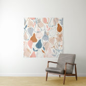 Scandinavische perenprint: fruitpatroon wandkleed (In situ)