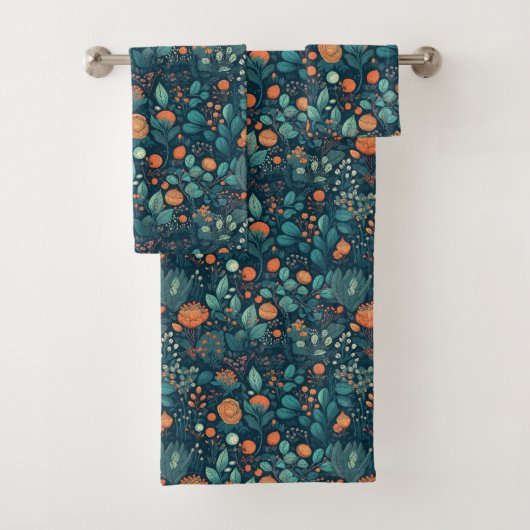 Scandinavische Planten en bloemen Bad Handdoek (Insitu)