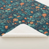 Scandinavische Planten en bloemen Sherpa Deken (3/4)