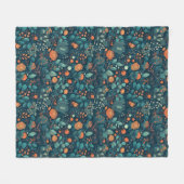 Scandinavische Planten en Flowers Fleece Blanket (Voorkant (Horizontaal))