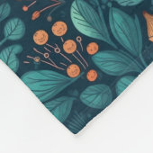 Scandinavische Planten en Flowers Fleece Blanket (Hoek)