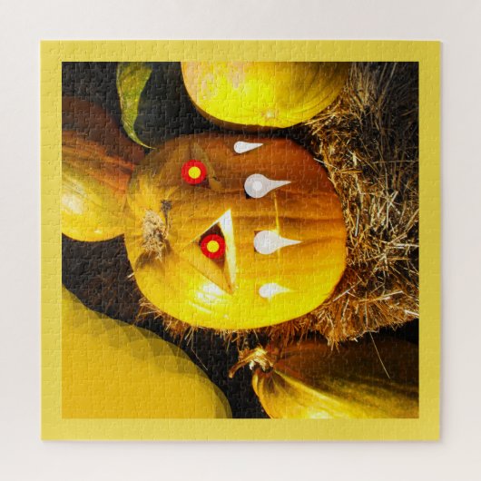 Scandinavische pompoen legpuzzel (Verticaal)