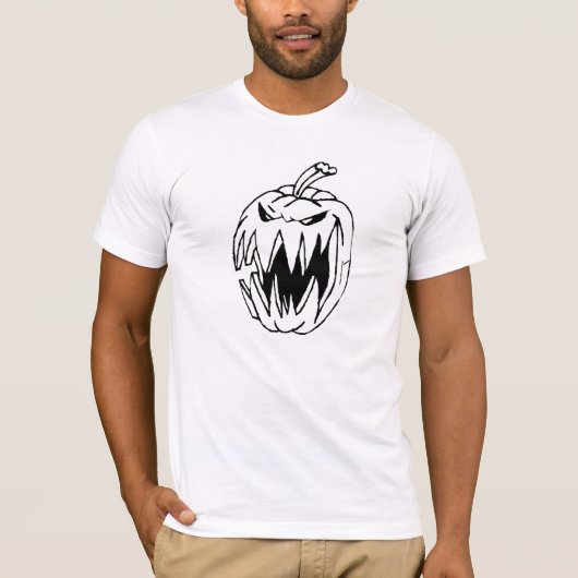 Scandinavische pompoen t-shirt (Voorkant)