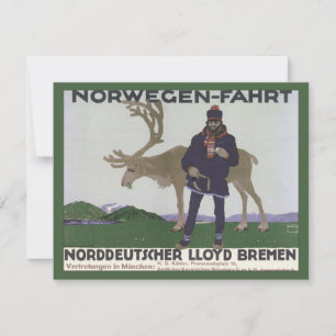 Scandinavische reis naar het Noorse Man rendier