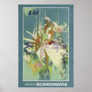 Scandinavische reisposter, Retro Poster