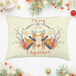 Scandinavische rendieren Nordic Merry Christmas Ar Accent Kussen