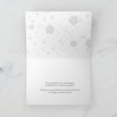 Scandinavische rode en witte folklaringen feestdagen kaart (Binnen)