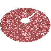 Scandinavische rode, witte rendierbeker met kerstm kerstboom rok (Gekanteld)