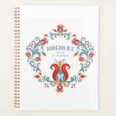 Scandinavische Rosemaling Folk Art Planner (Voorkant)
