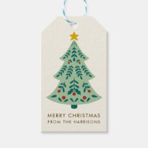 Scandinavische rustieke kerstboom