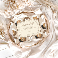 Scandinavische Safari Leeuwen Baby Shower Luier Ra
