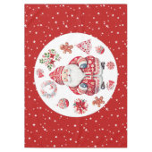 Scandinavische Santa Claus Red Medium Tafelkleed (Voorkant)