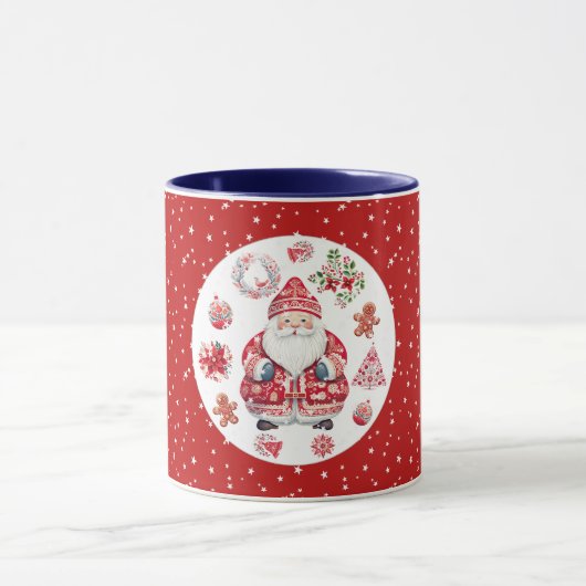 Scandinavische Santa Claus Red Mok (Midden)