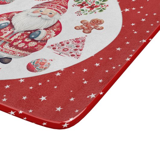 Scandinavische Santa Claus Red Snijplank (Hoek)