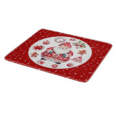 Scandinavische Santa Claus Red Snijplank (Hoek)