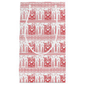 Scandinavische Scandinavische Noordse Kerstmis Klein Cadeauzakje (Voorkant)